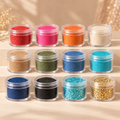 Modern Abstract Collection Sand + Glitter Assortment — 12 Jars